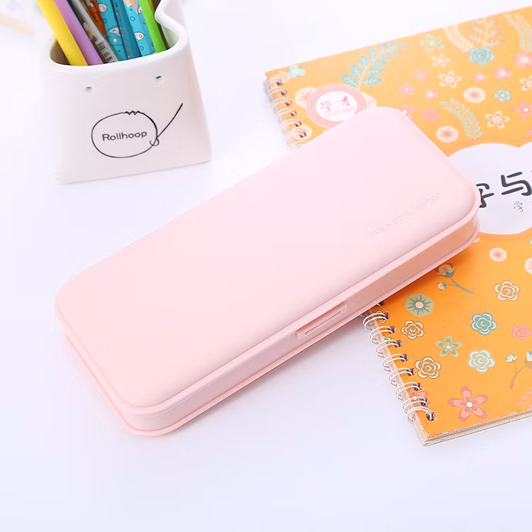 Children Gift Large Capacity Plastic Pencil Box Frosted Pencil Case for School