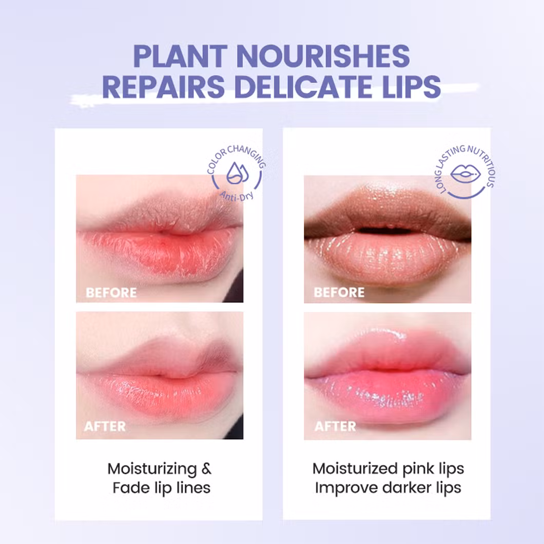10%off Transparent Herbal Moisturizing Petal Lipstick for Cosmetic