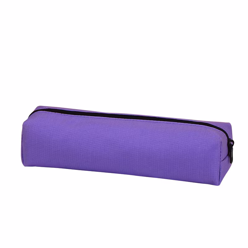 Custom Logo Oxford Cloth Solid Color Cute Pen Pencil Pouch Bag Case