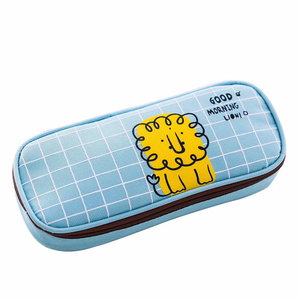 South Korea’ S New Student Stationery, Simple Good Morning Party Pencil Case, Multi-Function Pencil Case, Clamshell Pencil Case, Customized