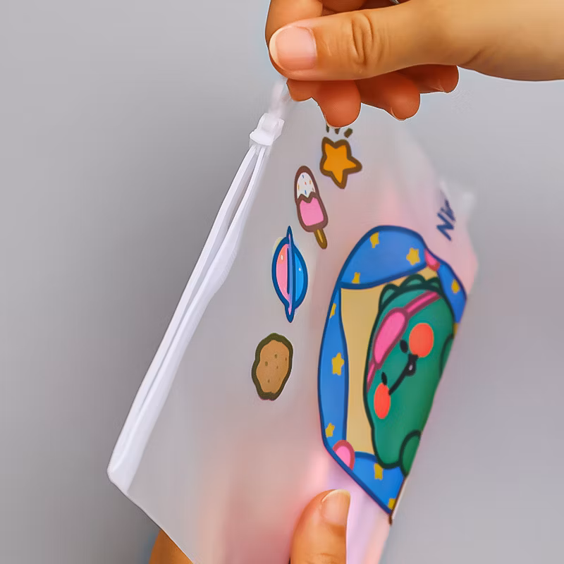 PVC Transparent Pen Box School Supplies Kawaii Waterproof Pencil Case