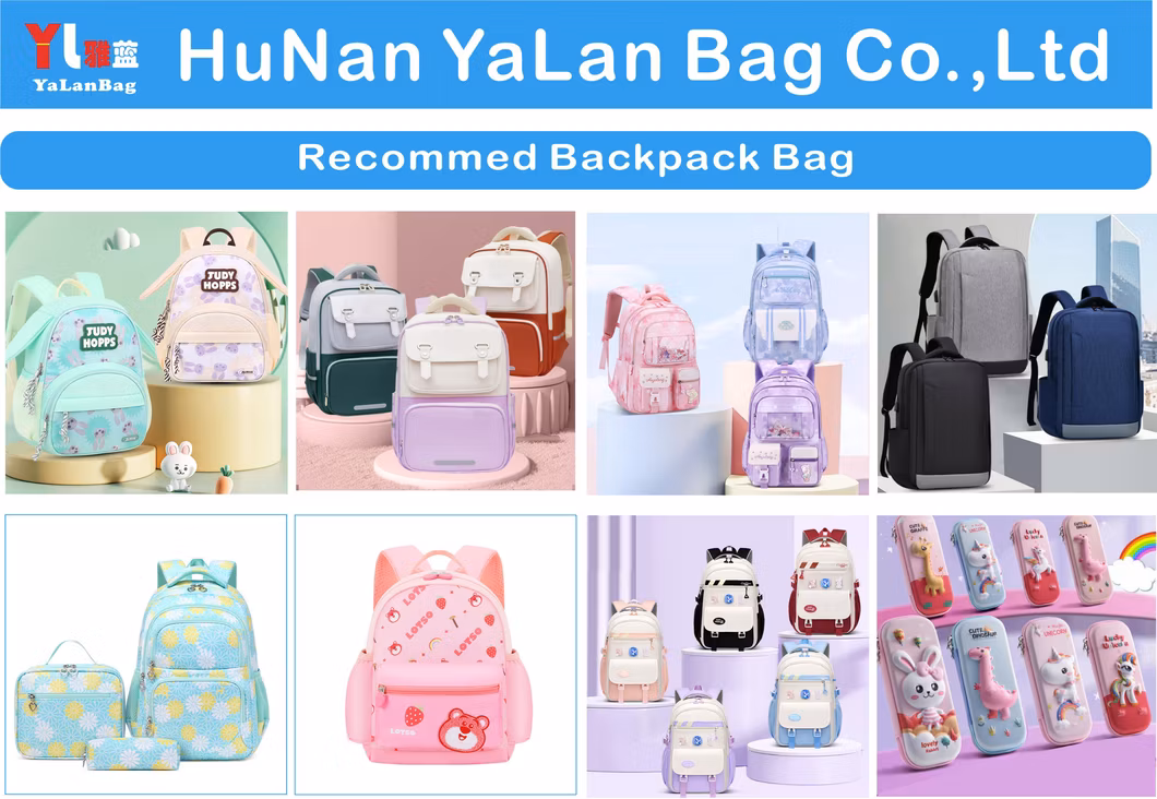 Fashion Luxury Pupil Primary School Backpack Bag for Girls Kids Child Children