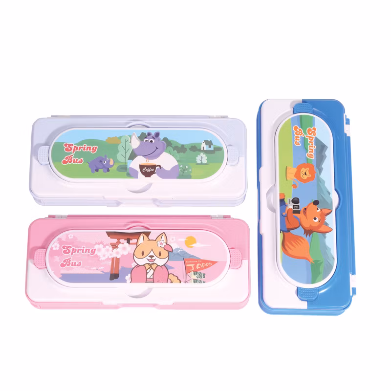Cartoon Low Price Popluar Stationery Cute Pattern Creative with Abacus Pencil Case