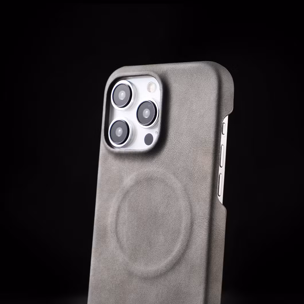Magnetic for iPhone 16 15 14 PRO Max Leather Mobile Phone Case