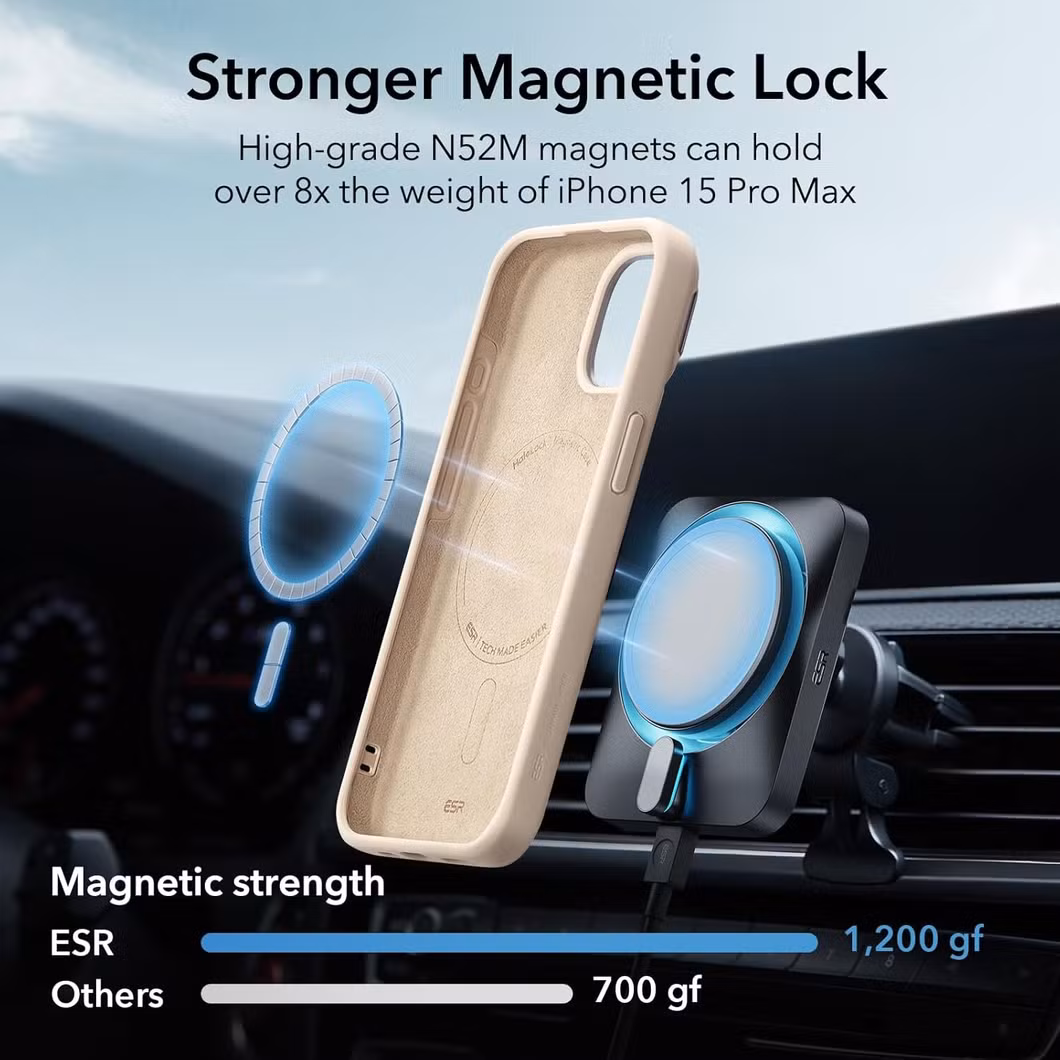 ESR Magnetic Phone Case Built-in Stand for iPhone 15 PRO Max Case