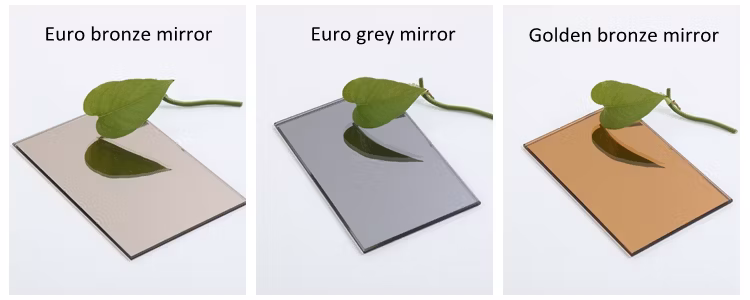 Factory Price Standard Size Single Double Coated Aluminum Silver Copper Free Bathroom Furniture Mirror