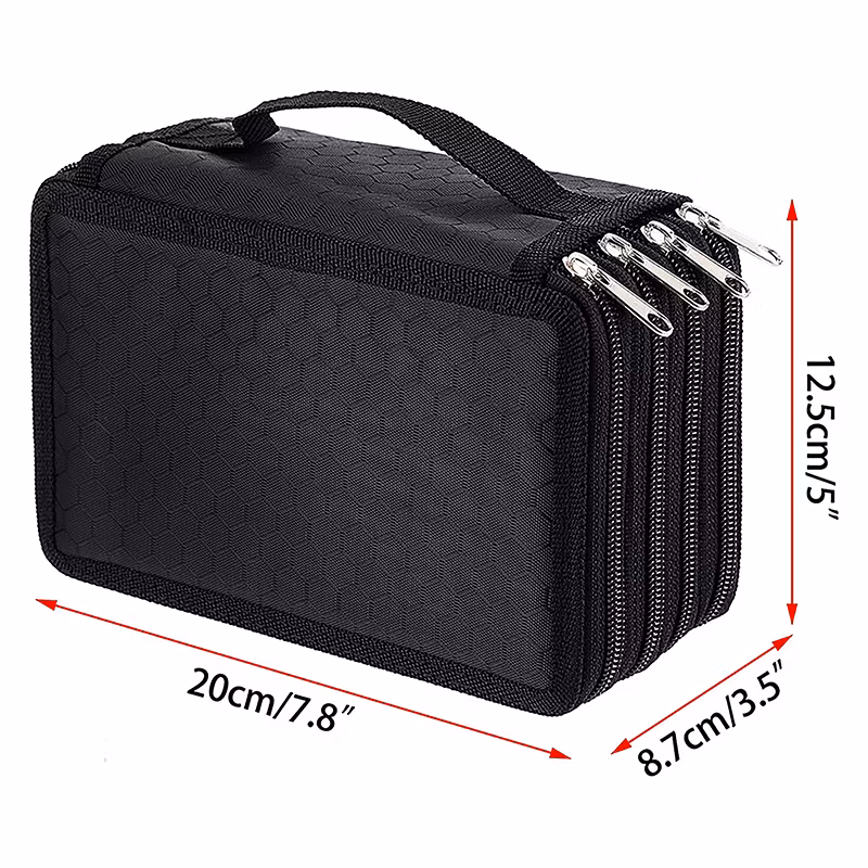 Professional Art Pencil Box Stationery Bags Watercolor Pencil Wrap Case