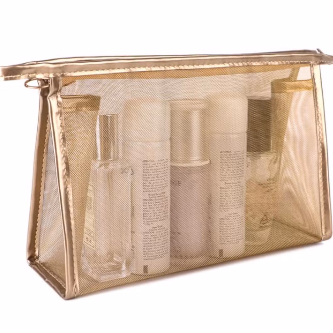 Cheap Price Accept OEM Mesh Cosmetic Bags for Ladies and Girls