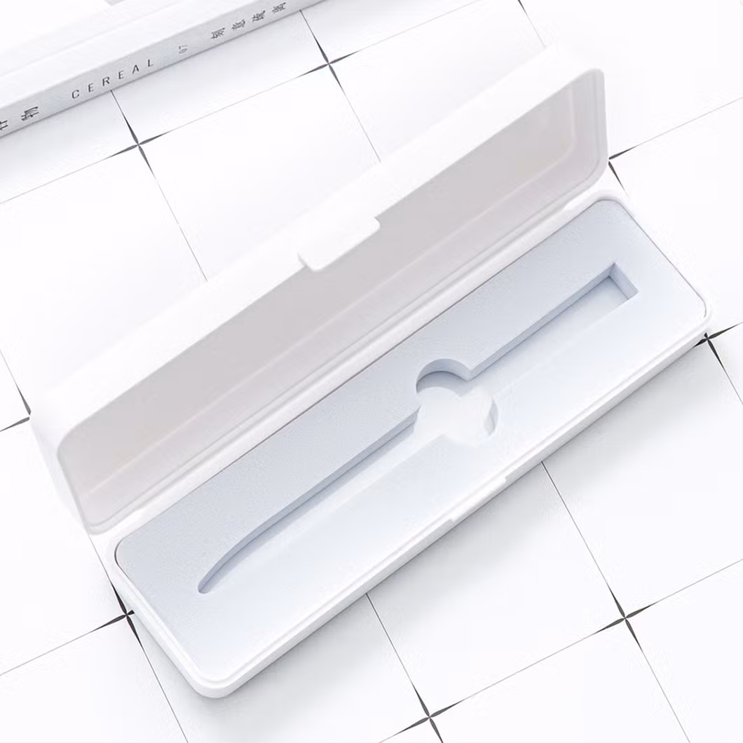 Promotional Gift Pen Box Plastic Solid Color Display Pen Case