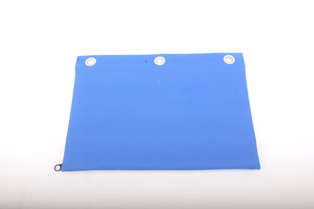 Pencil Pouch 3 Ring Binder Pouch W/ Rivet Enforced Rings Holes