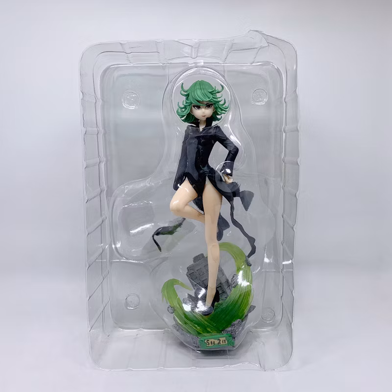 One Punch-Man Terrible Tornado S-Level Hero 2ND Place Tornado Power Standing Posture Model Cartoon-Character
