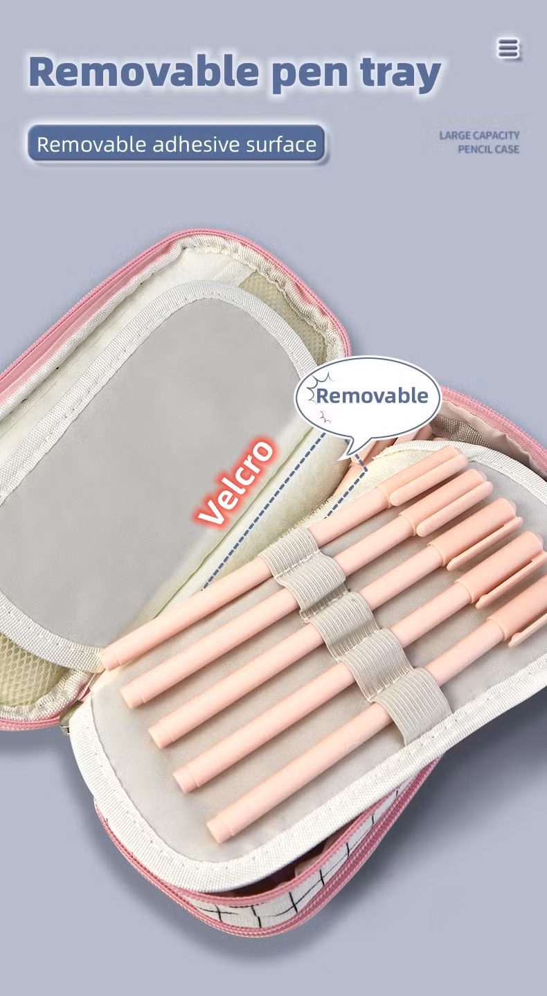 Large Capacity Waterproof Student Multifunctional Portable Simple Advanced Pencil Case