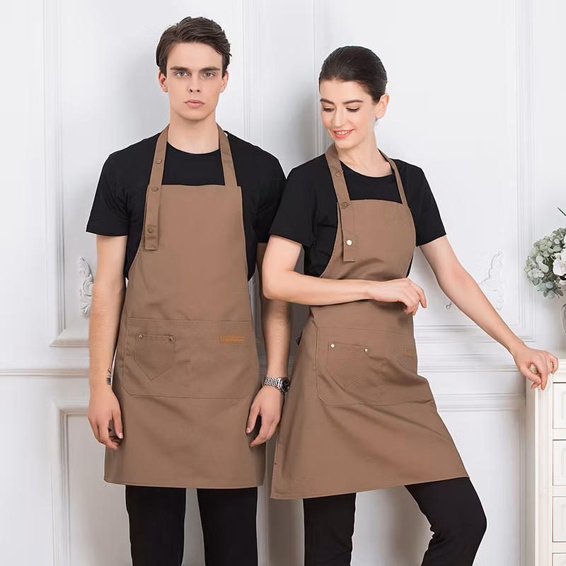 Unisex Family Apron Support Custom Logo Outdoor Picnic Barbecue Dirt Resistant Apron