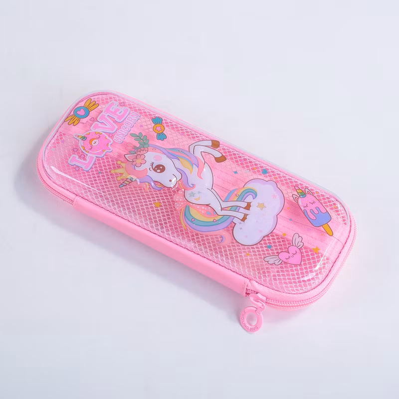 3D Pattern Zipper Large Capacity Primary School Stationery Pencil Case