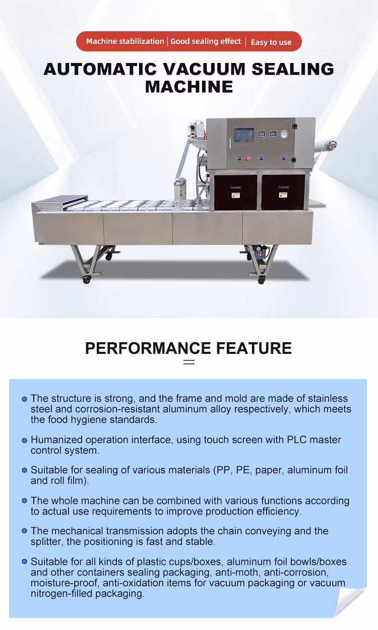 Automatic Multi-Function Packaging Machines Bottles Vacuum Sealer Yogurt Cup Foil Sealing Machine