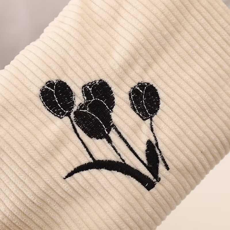 Factory Price Flannel Zipper Kawaii Rectangular Pencil Bag Pencil Case for School