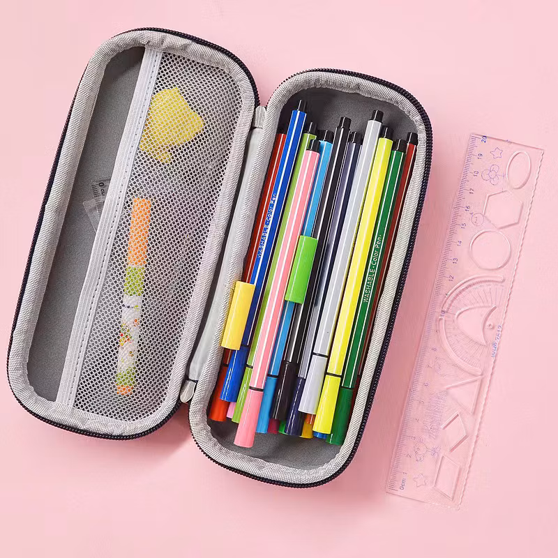 Pink Blue Pencil Case Customized Custom Pattern Boys and Girls′ Stationery Box