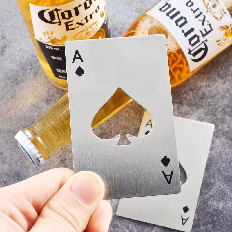 Creative Credit Card Beer Bottle Opener Ace Shape