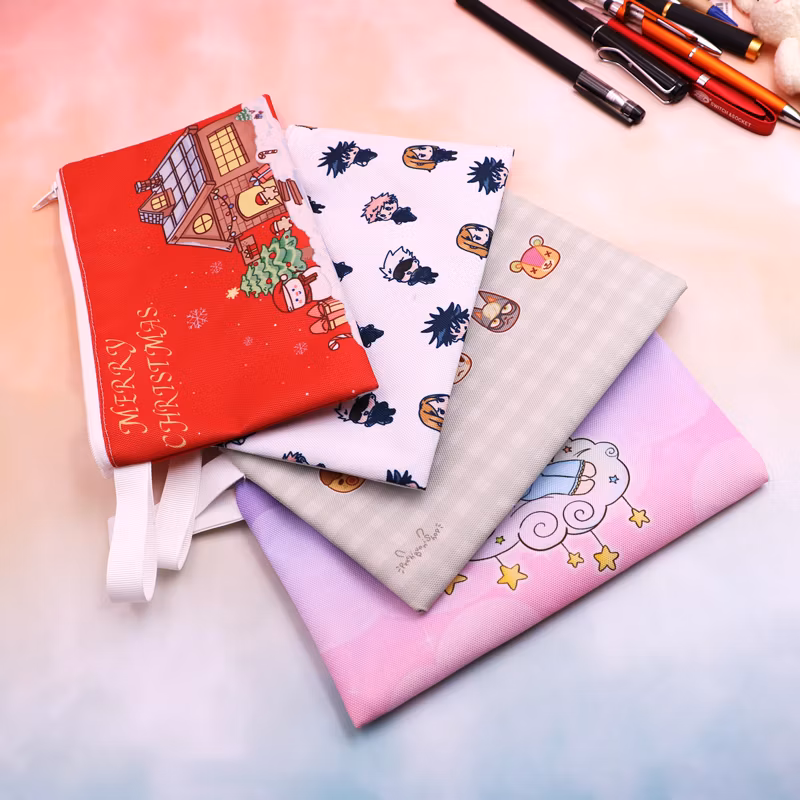 Stationery Pencil Case School Pencil Cases Pen Bag Binder Zipper Pencil Pouch Pen Case