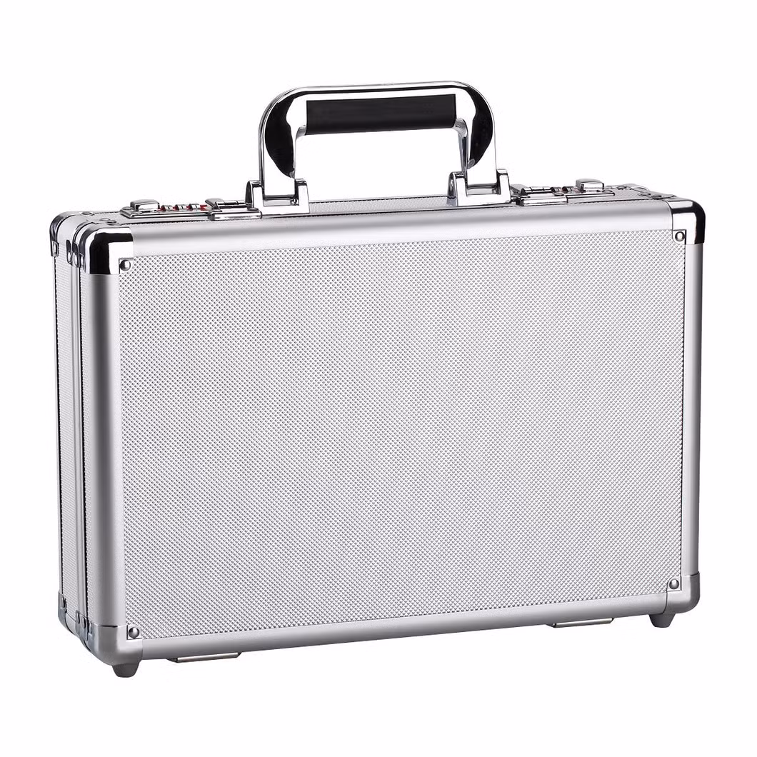 Customized Size Aluminium Carry Case Tool Suitcase Small Hard Aluminum Equipment Tool Case with Foam