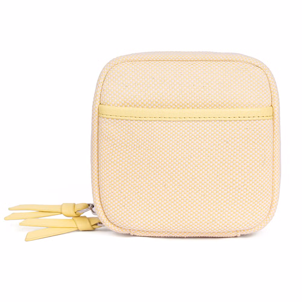 Canvas Small Makeup Bag Travel Cosmetic Pouch Portable Washing Cosmetic Bag (MFN7293)