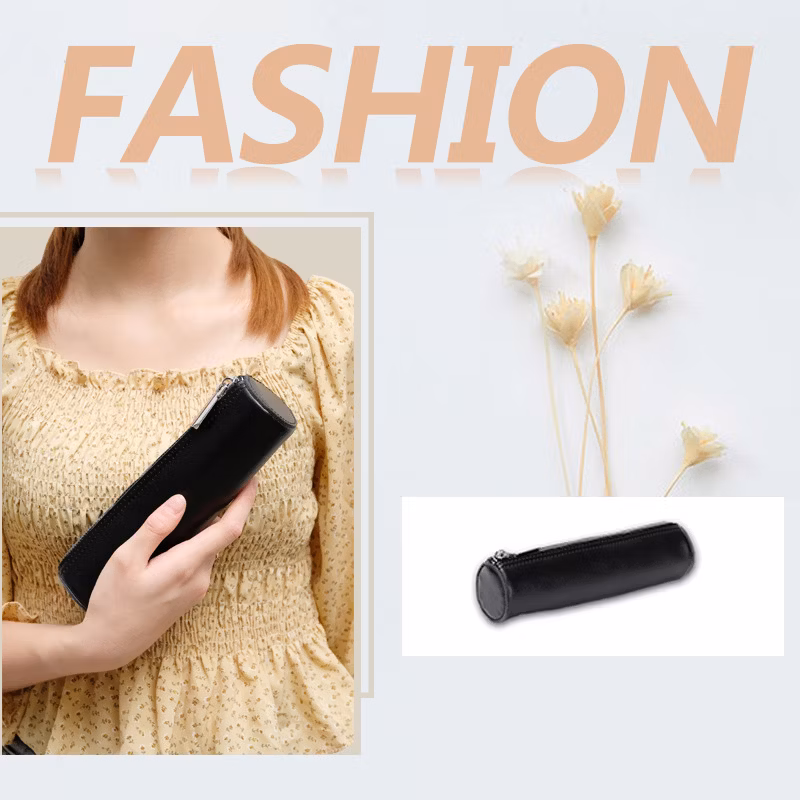 Ea086 School Pen Case Luxury Pouch Cute Girl Box Storage Zippered Custom Leather Pencil Cases