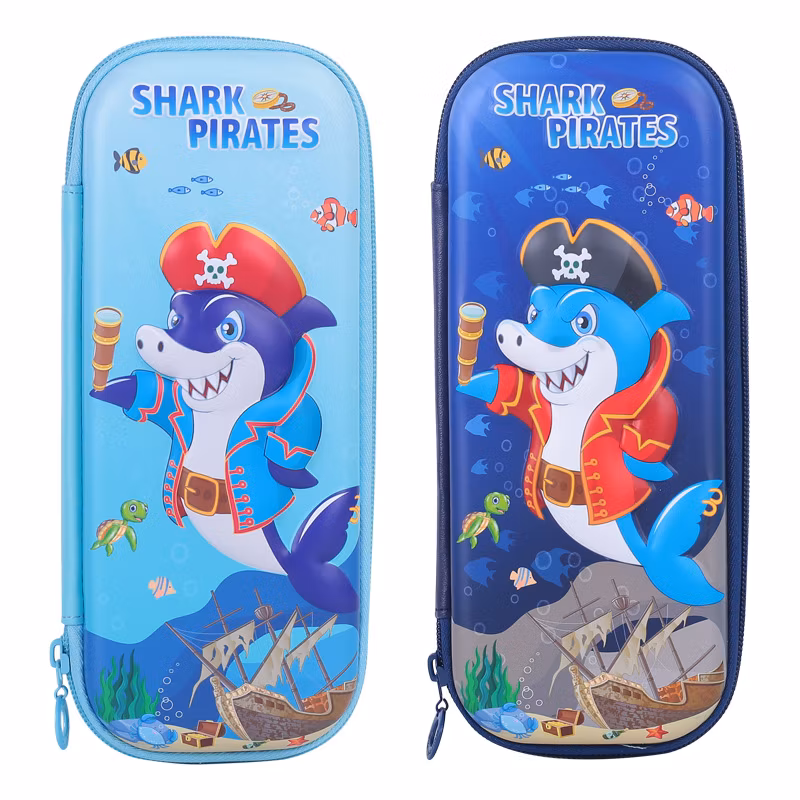 Shark Pattern Primary Student Stationery Pencil Case