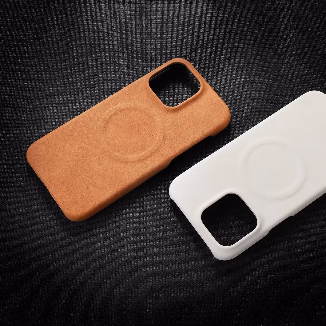 Magnetic for iPhone 16 15 14 PRO Max Leather Mobile Phone Case