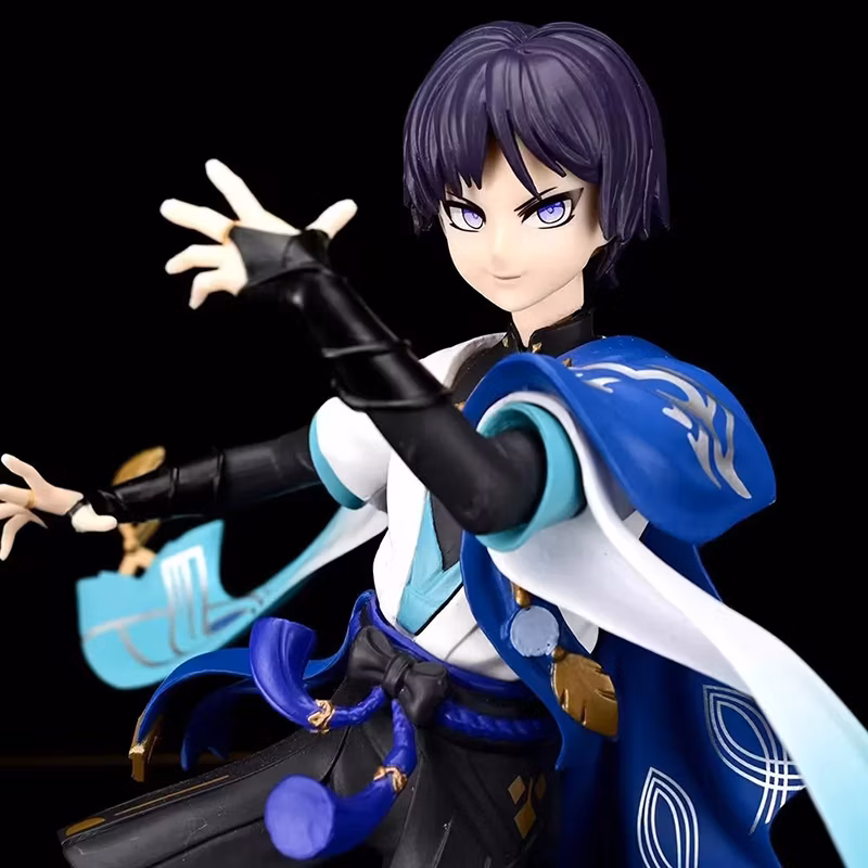 Genshin Impact Scaramouche Battle Scene Game Peripheral Model Box Anime Figure Cartoon-Character