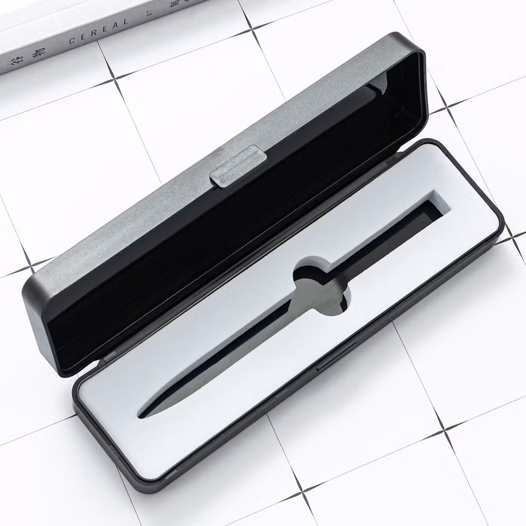 Promotional Gift Pen Box Plastic Solid Color Display Pen Case