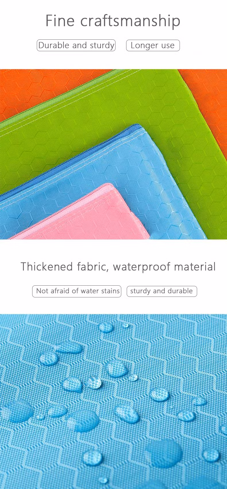 Large Capacity Pencil Case Cute Pencil Bag Customized Canvas Pencil Case