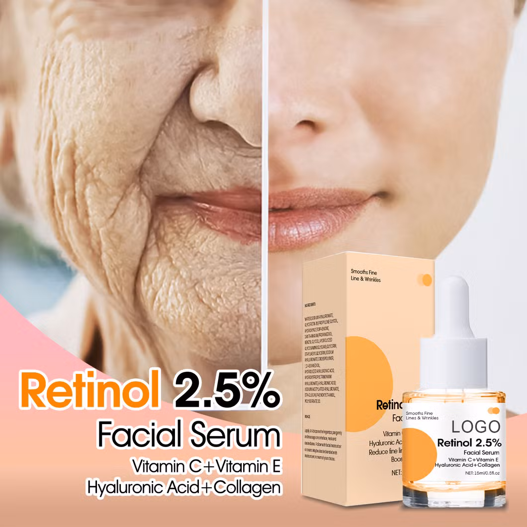 Beauty Cosmetics with Hyaluronic Acid + Vitamin a + Collagen Retinol Serum Skin Care