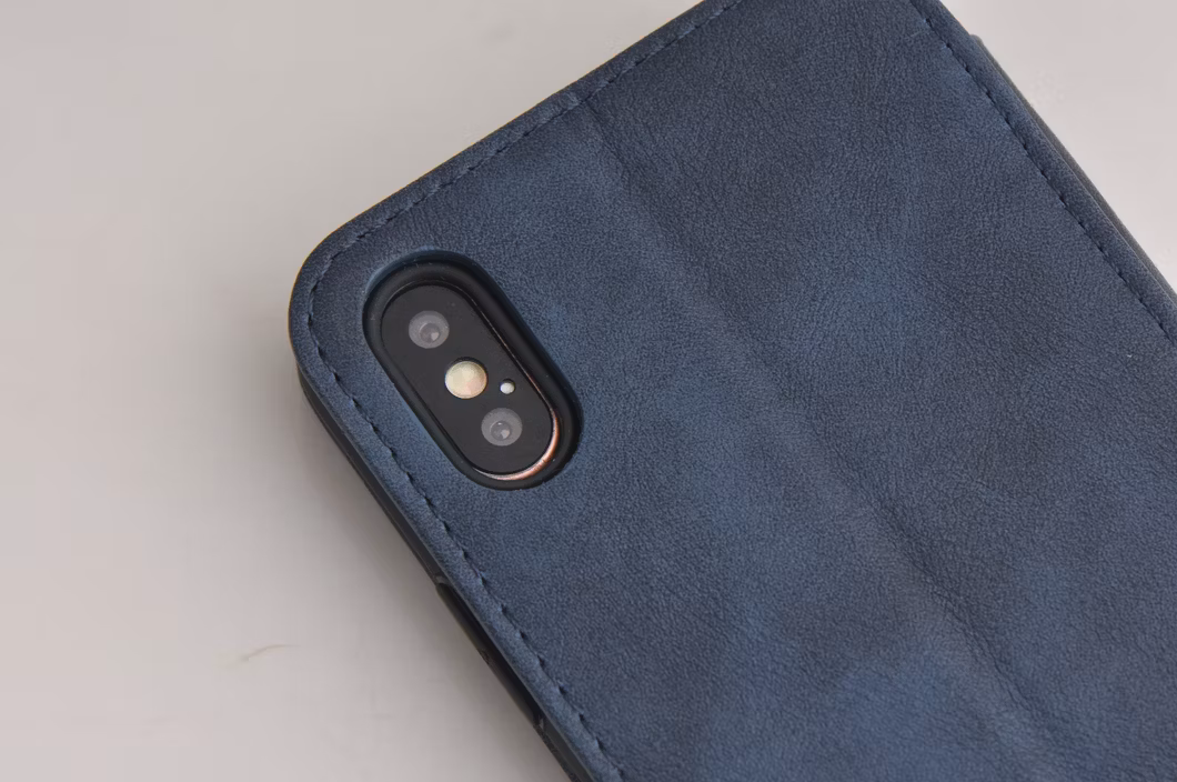 Custom PU TPU Leather Wallet Stand Phone Case for iPhone 13 14 Mobile Flip Cover Mobile Phone Accessories Cover Book Case with Magnetic Closure Card Slots