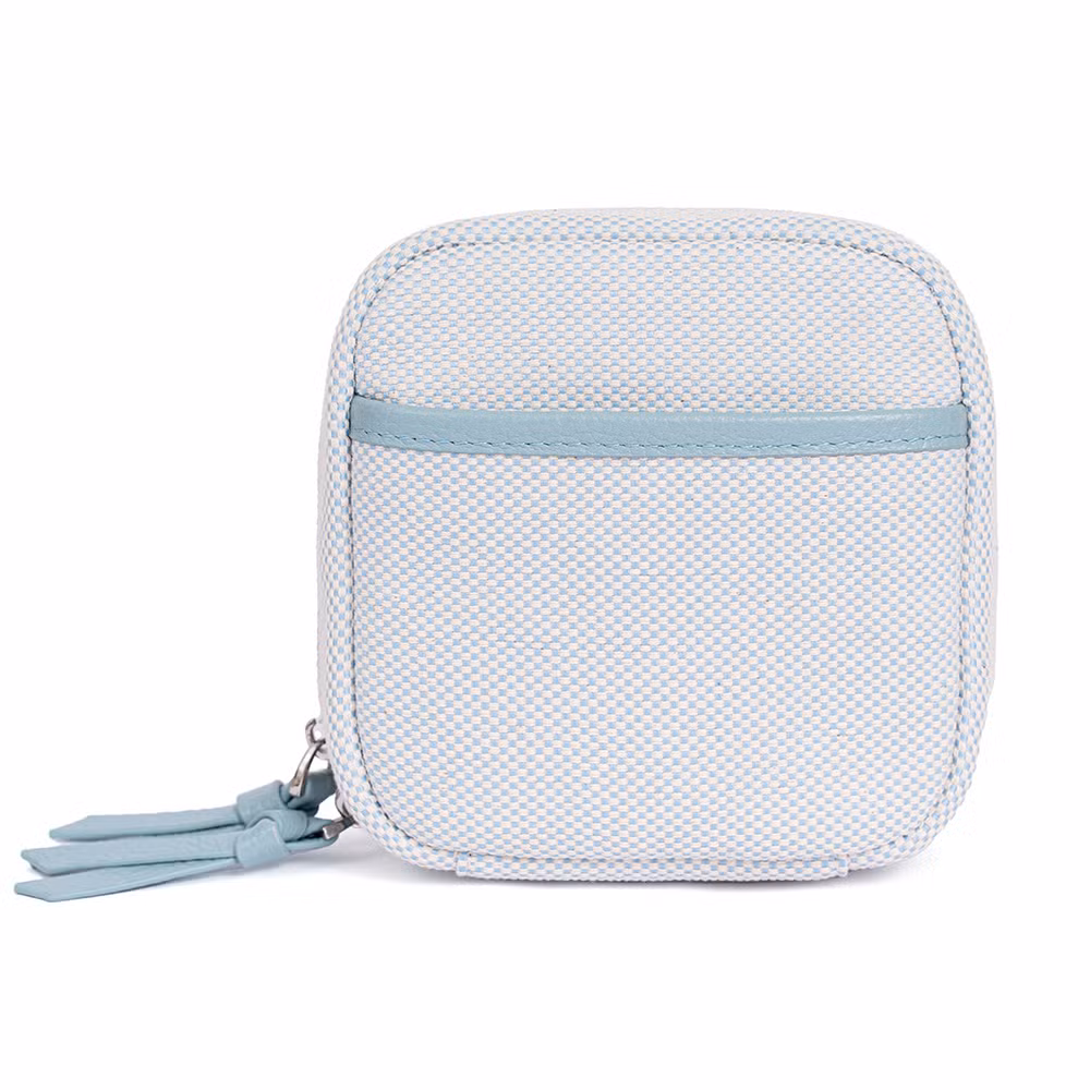 Canvas Small Makeup Bag Travel Cosmetic Pouch Portable Washing Cosmetic Bag (MFN7293)