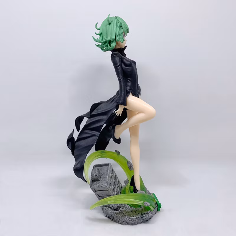 One Punch-Man Terrible Tornado S-Level Hero 2ND Place Tornado Power Standing Posture Model Cartoon-Character