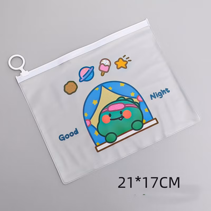 PVC Transparent Pen Box School Supplies Kawaii Waterproof Pencil Case