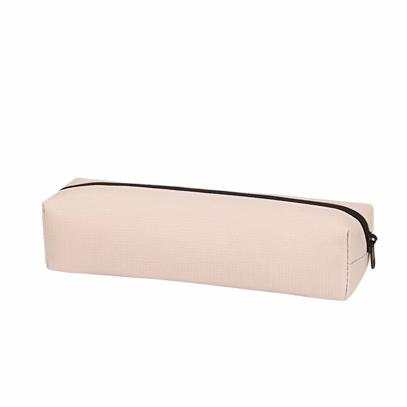 Custom Logo Oxford Cloth Solid Color Cute Pen Pencil Pouch Bag Case