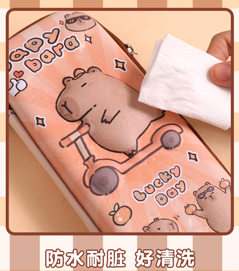 Capybara 3D Pencil Case Multifunctional Large Capacity Pencil Case