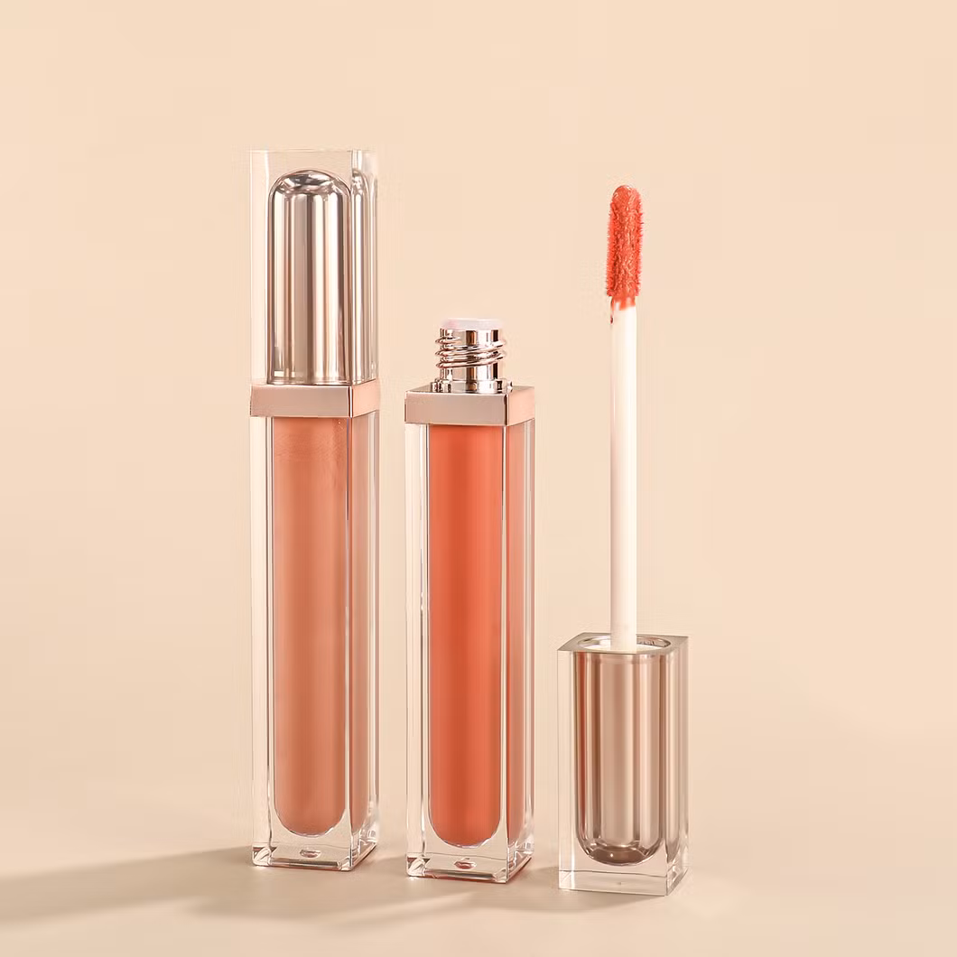 Custom Logo Matte Lip Makeup Long Lasting Private Label Cosmetics with GMPC