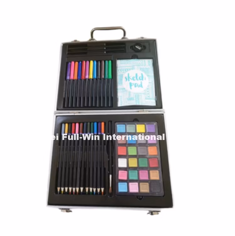 High Quality 53 PCS Colors Art Set Kids Painting Gift Aluminum Box Color Art Set