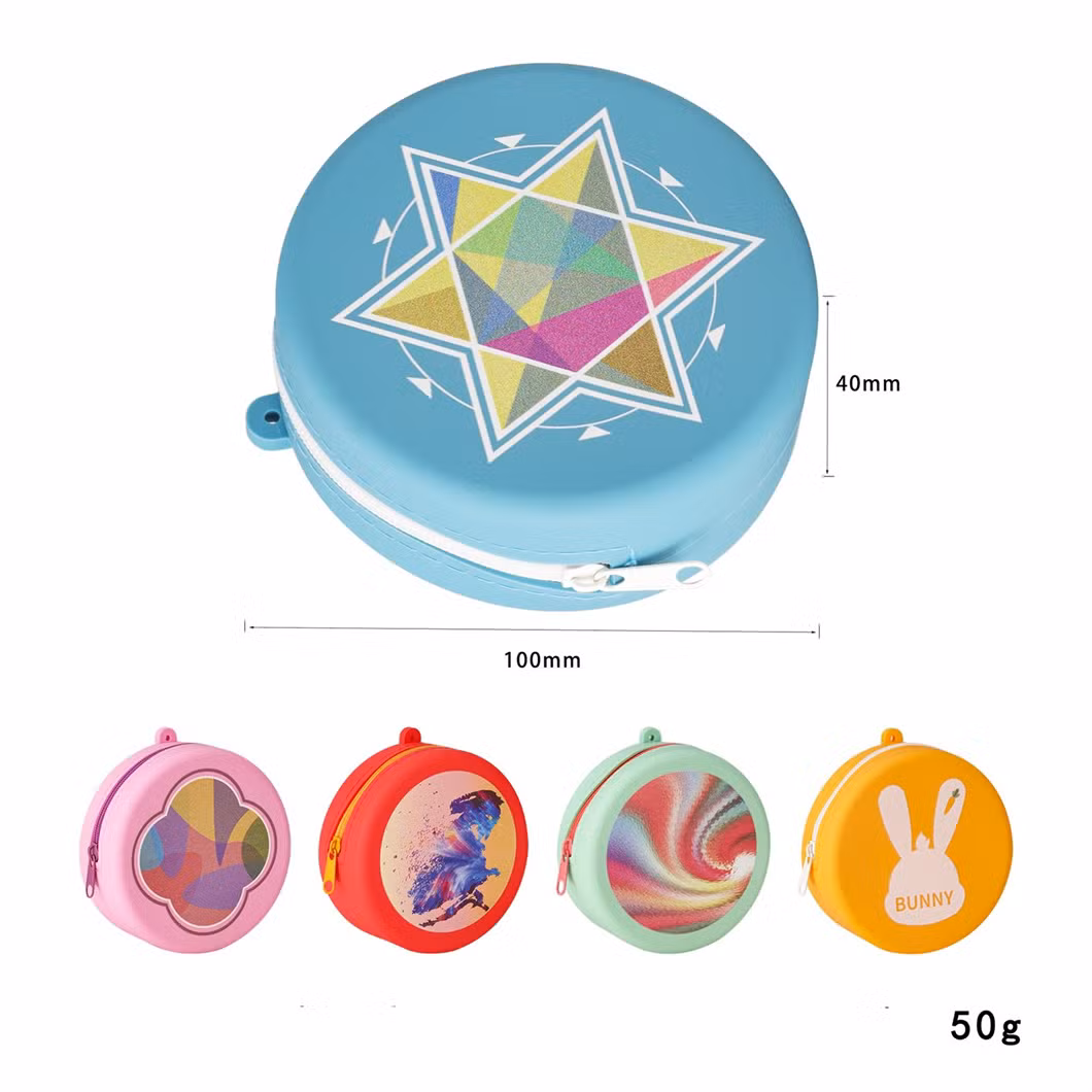 Wholesale Reusable Food Bag Floral Cosmetic Coin Purse Print Logo