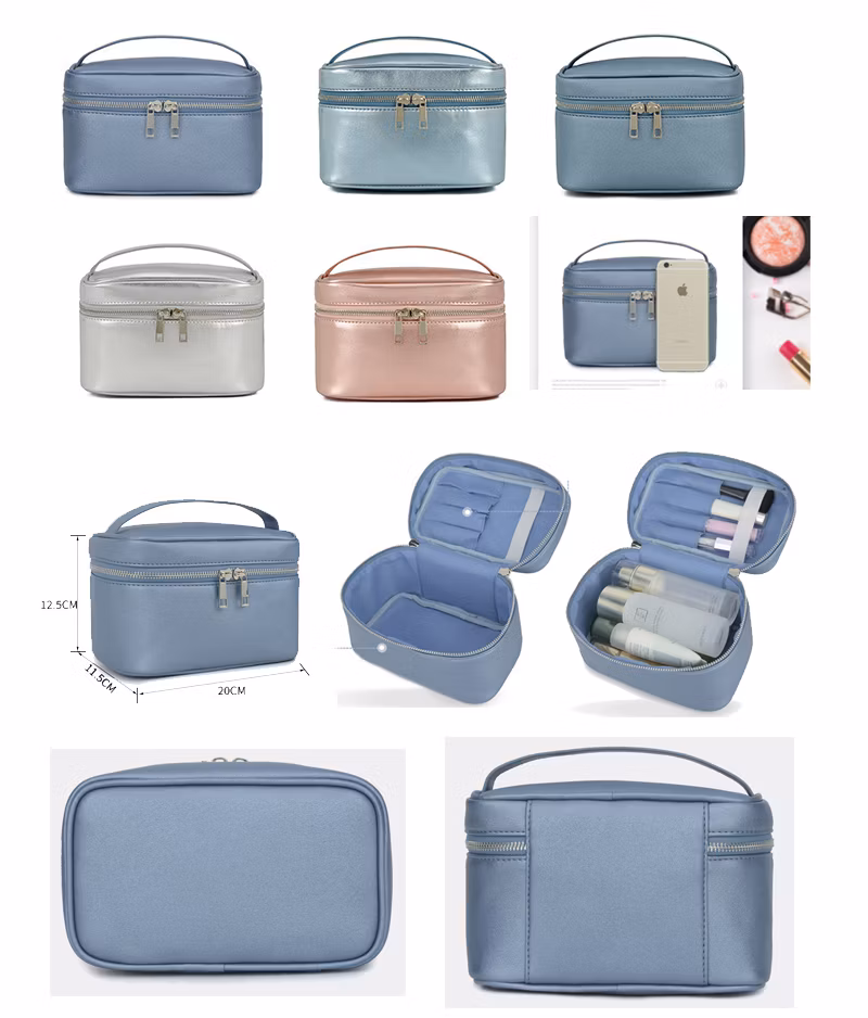 19 Yrs Fashion Leather Storage Jewelry Watch Vanity Smell Proof Hard EVA Train Bag Cases Tool Make up Pencil Beauty Phone Cosmetic Trolley Makeup Carry Case