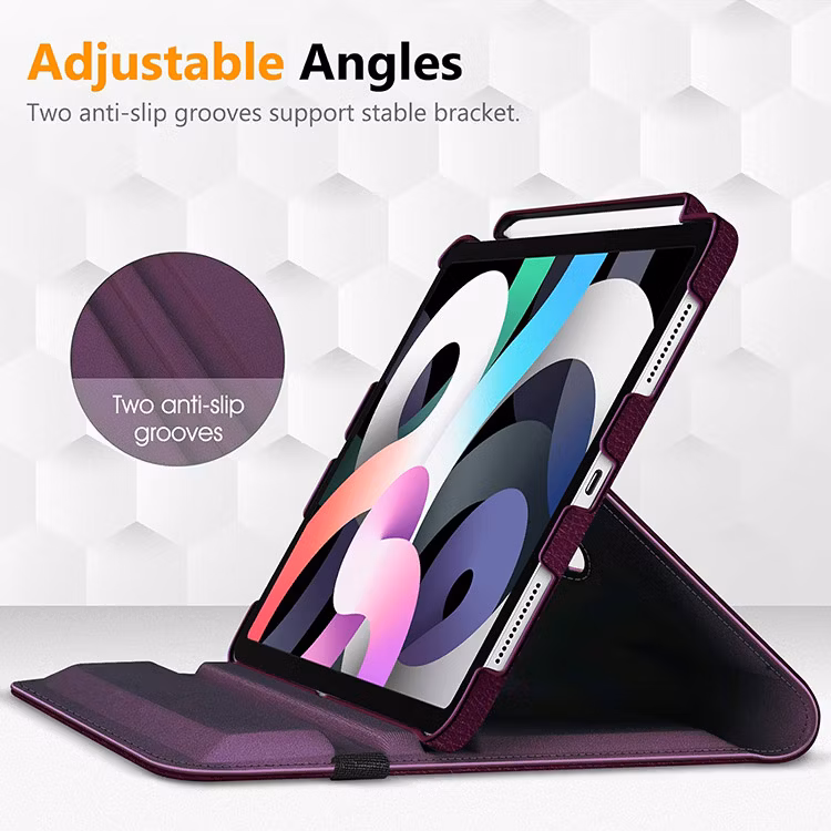 Shockproof with Pencil Holder 360 Degree Rotating Stand Case for iPad Air 5th Generation 2022/4th Generation 2020 10.9 Inch