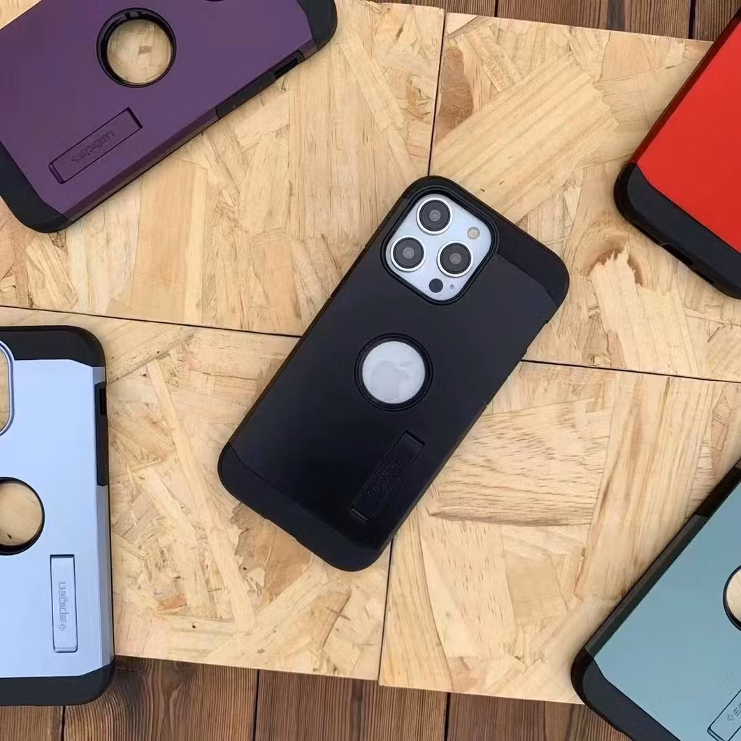 2024 Newest Style Spigen Armor Stand Phone Case for 12-14PRO Max