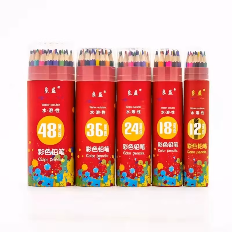 72 Colors Water Soluble Tin Box Art Pencil Set Colored Pencils for Drawing