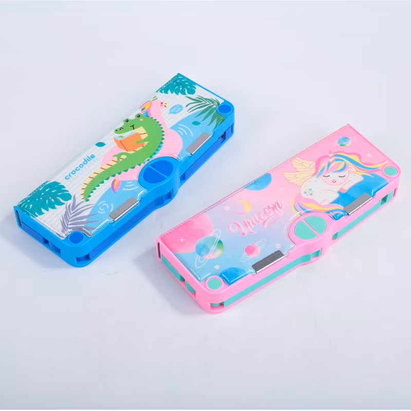 Cute Animal Pattern Creative Student Stationery Coloum Pencil Case