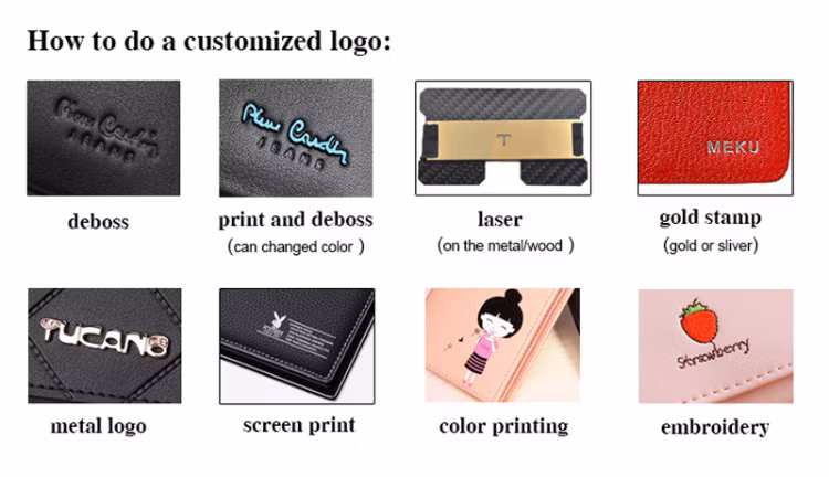 Office & School Luxury Pencil Case PU Leather Pen Gift Box Leather Clamshell Pen Case with Custom Logo