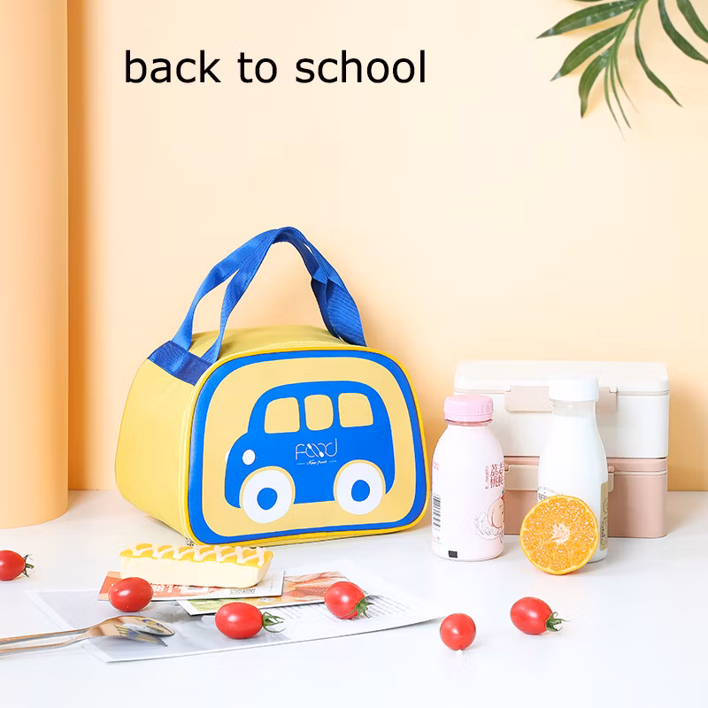 Online Fashionable School Supplies Cartoon Cute Polyester Packaging Bag New Stylish Student Small Hand Bags for Girls and Boys