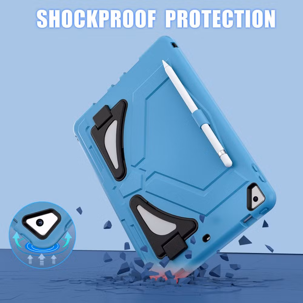 Drop Resistant Silicone PC Tablet Case Waterproof with Pencil Slot for iPad 10.2