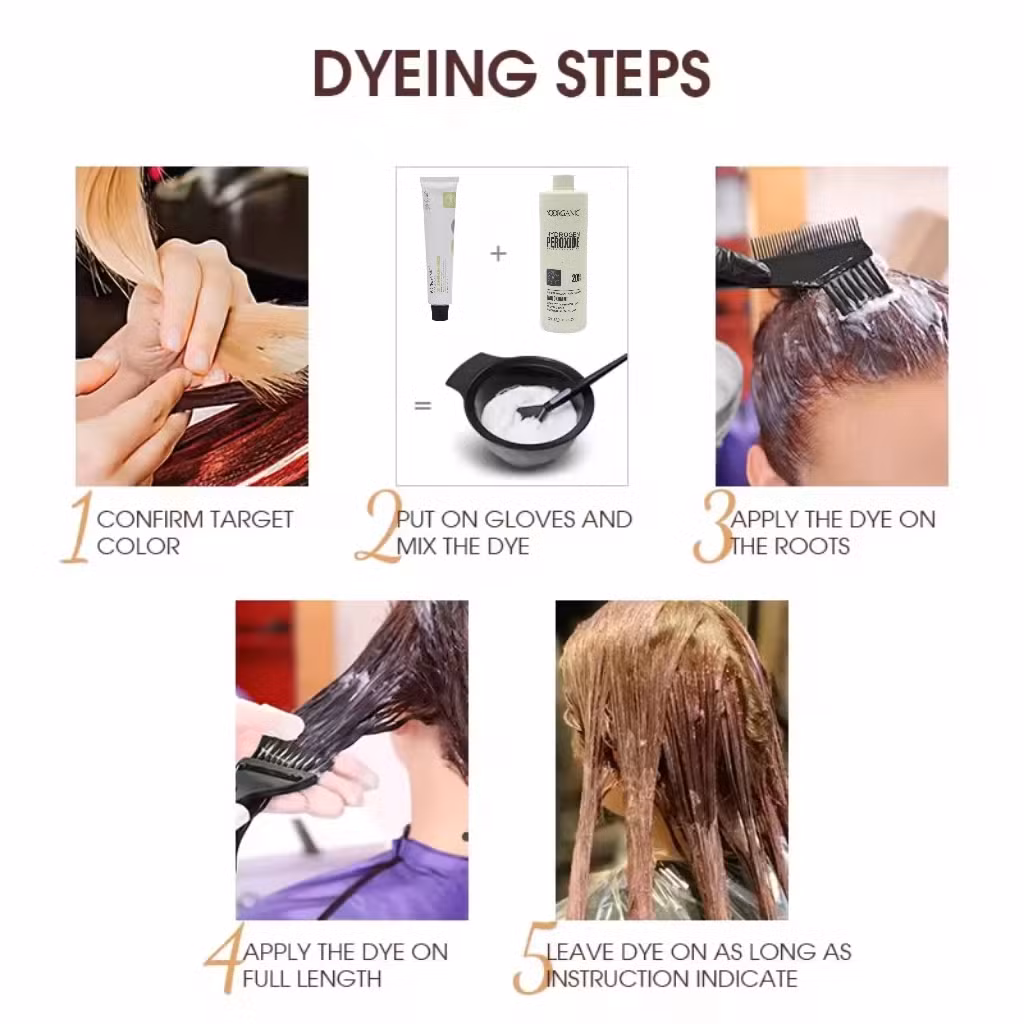 Low MOQ Best Price Shiny Quick Coloring Hair Color Cream Hair Dye
